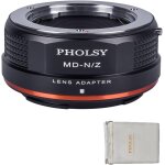 Bague d'adaptation compatible avec utiliser objectifs minolta rokkor md mc sr sur appareils photo nikon ...