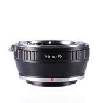 Bague adaptation objectif nikon - fx adaptateur de monture pour monter objectif nikon  camra fujifilm ...