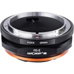 Bague d'adaptation compatible avec util r objectifs fd fl sur appareils photo e nex m13105 fd - nex pro[zha522 ...