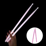 Baguettes de batterie classiques shoous, pointe goutte d'eau, nylon, couleur néon, baguettes lumineuses, ... Baguettes de batterie classiques shoous, pointe goutte d'eau, nylon, couleur néon, baguettes lumineuses, ...
