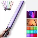 Baguette de lumière vidéo led colorée 2500k - 8500k lumière de baton de glace pour la photographie de ... Baguette de lumière vidéo led colorée 2500k - 8500k lumière de baton de glace pour la photographie de ...