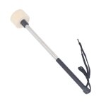Baguette de tambour en feutre de laine poignée en acier inoxydable maillet de timbale en feutre doux ... Baguette de tambour en feutre de laine poignée en acier inoxydable maillet de timbale en feutre doux ...