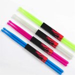 Baguette de tambour fluorescente 5a baguette de tambour lumineuse baguette de tambour en nylon baguette ...