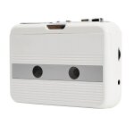 Baladeur en abs avec casque filaire, lecteur de cassette personnel compact avec lecture inverse automatique ...
