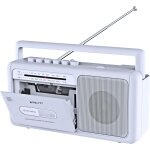 Baladeur cassette, lecteur de cassettes portable, radio stro am / fm vintage avec bluetooth, usb, prise ...