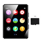 Baladeur mp3 avec cran de 1. 8 pouces, radio fm, bluetooth, lecteur vido mp4 4. 0 compatible avec carte, ...