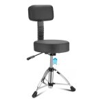 Banc de batterie avec dossier, hauteur rglable, durable