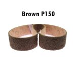 Bande abrasive pour acier inoxydable, meulage et polissage des mtaux durs, 1 pice - type [brown p150] ...