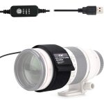 Bande chauffante usb pour objectif nikon, sony, olympus, sigma, fujifilm, prvention de la condensation, ...