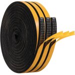 Bande d'tanchit autocollante en mousse pour portes et fentres, joint en caoutchouc pour isolation ...