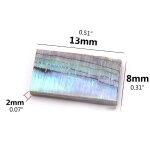 Bande d'incrustation pour abalone, 10 pi�ces / ensemble, mat�riaux pour guitare, mandoline, ukulele, ...