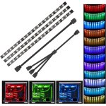 Bande led rgb, bande lumineuse pour modification / rglage du pc, contrle de la carte mre via l'en ...