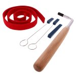 Bande de temp�rament en feutre de piano tooyful et 3 muets en caoutchouc, 1 kit de marteau pour outil ...