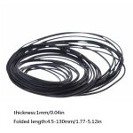 Bandes universelles pour machine � cassette, assorties, carr�es, en caoutchouc, pour enregistreur cd ...