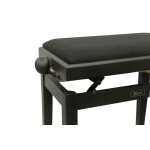 Banquette piano noir mat