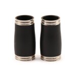 Baril de clarinette en baklite avec anneaux mtalliques, baril de remplacement pour bb clarinette, accessoire ...
