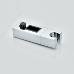 Barre coulissante pour salle de bain, pommeau de douche rectangulaire réglable, support coulissant - ... Barre coulissante pour salle de bain, pommeau de douche rectangulaire réglable, support coulissant - ...