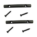 Barre de retenue de cordes pour guitare string tree guides pour guitare strat tele, noir (lot de 2) Barre de retenue de cordes pour guitare string tree guides pour guitare strat tele, noir (lot de 2)