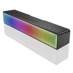Barre de son bluetooth rgb lumineuse avec effet hifi pour home theater 10w yonis