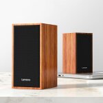 Barre de son en bois 3. 5mm usb haut - parleur filaire hifi st�r�o caisson de basses boombox double haut ...