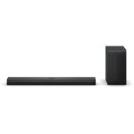 Barre de son lg s70ty dolby atmos 3. 1. 1 ch noir + caisson de basse sans - fil ddie tv lg qned