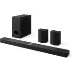 Barre de son lg s95tr dolby atmos 9. 1. 5 ch noir + caisson de basse sans - fil + enceintes arri�res ...
