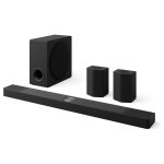 Barre de son lg s95tr dolby atmos 9. 1. 5 ch noir + caisson de basse sans - fil + enceintes arrières ... Barre de son lg s95tr dolby atmos 9. 1. 5 ch noir + caisson de basse sans - fil + enceintes arrières ...