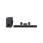Barre de son lg sqc4r - systme 4. 1 - 220w - caisson de basses sans fil - enceintes arrire