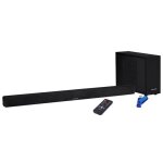 Barre de son mythomson sb250bt avec caisson de basses sans fil ¿ bluetooth, hdmi arc, usb, tv + cl� ...