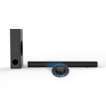 Barre de son tv 200w - 2. 1 muse m - 1880 sbt, caisson de basses, connexion sans fil bluetooth, entr�e ...