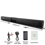 Barre de son tv filaire et sans fil, compatible bluetooth, home surround, barre de son pour pc, cinma, ...