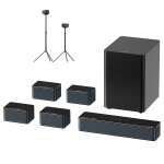 Barre de son ultimea poseidon d80 boom 7. 1 1 paire de pieds d'enceintes steady 300, dolby atmos, puissance ...