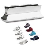 Barre de tonalit slide pour guitare - acier mtallique avec mdiators