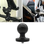 Base de montage avec boule de 1 pouce pour moto, support de t�l�phone miroir, montage de cam�ras vid�o ...