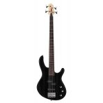 Basse electrique cort action pj 4 - string bass open pore black