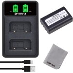 Batmax en - el1 batterie et chargeur avec pour nikon coolpix 4300 coolpix 4500 coolpix 4800 coolpix 5000 ... Batmax en - el1 batterie et chargeur avec pour nikon coolpix 4300 coolpix 4500 coolpix 4800 coolpix 5000 ...