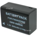 Batt otech pour panasonic dmw - bmb9e decode 7. 4v li - ion 1100mah - garantie 1 an