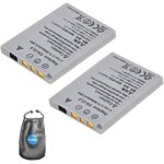 Batterie pour appareil photo numérique et caméscope nikon en el8 coolpix p1, s1, s9 pack - 2, avec pochette ... Batterie pour appareil photo numérique et caméscope nikon en el8 coolpix p1, s1, s9 pack - 2, avec pochette ...
