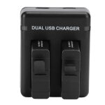 Batterie de camra vido ahdbt501 avec double chargeur usb accessoire pour gopro hero 5 / 6 / 7 / 8