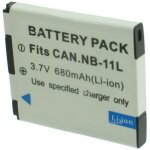Batterie pour canon ixus 130 - garantie 1 an