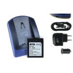 Batterie + chargeur (usb) cga - s006 pour panasonic lumix dmc - fz7, fz8, fz18