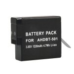 Batterie pour la de li - ion de gopro hero5 3. 85v 1220mah 4. 7wh