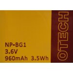 Batterie li - ion haut de gamme de marque otech� pour sony np - bg1 - garantie 1 an