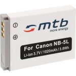 Batterie nb - 5l pour canon ixus . . / powershot. . / ixy digital. . (voir description)