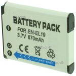 Batterie pour nikon coolpix s4100 - garantie 1 an