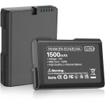 Batterie pour nikon en - el14 / el14a, 1500mah batteries de rechange pour nikon d5600 d5100 d5200 d5300 ...