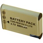 Batterie pour pentax optio w80 - garantie 1 an