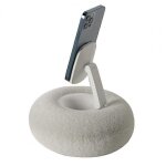 (beige c) support de tlphone portable en peluche  angle rglable pour bureau, lit, canap