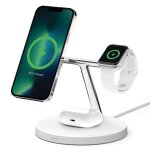 Belkin wiz017vfwh casques, smartphone, smartwatch blanc secteur recharge sans fil charge rapide int�rieure ...