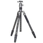 Benro tr�pied rhino carbon fibre zero series tripod / monopod with vx20 ballhead, 5 leg sections, twist ...